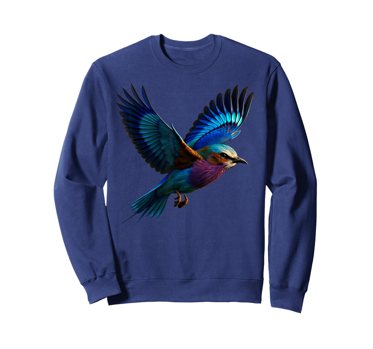 Lilac-Breasted Roller Bird Vibrant African Wildlife Art T-Shirt