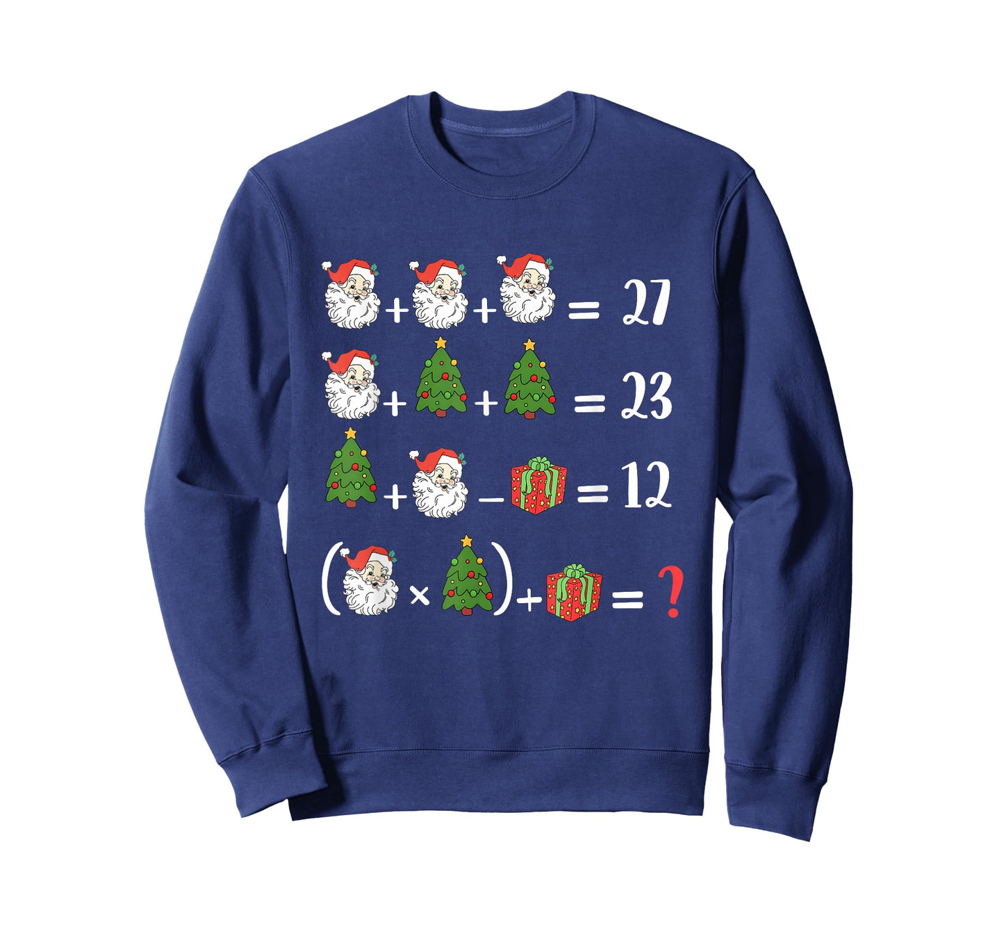 Funny 67 Six Seven Santa Tree Math Teacher Christmas Xmas T-Shirt