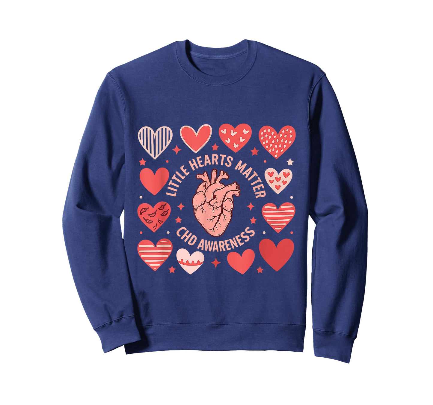 Heart Anatomy Valentine Little Hearts Matter CHD Awareness T-Shirt