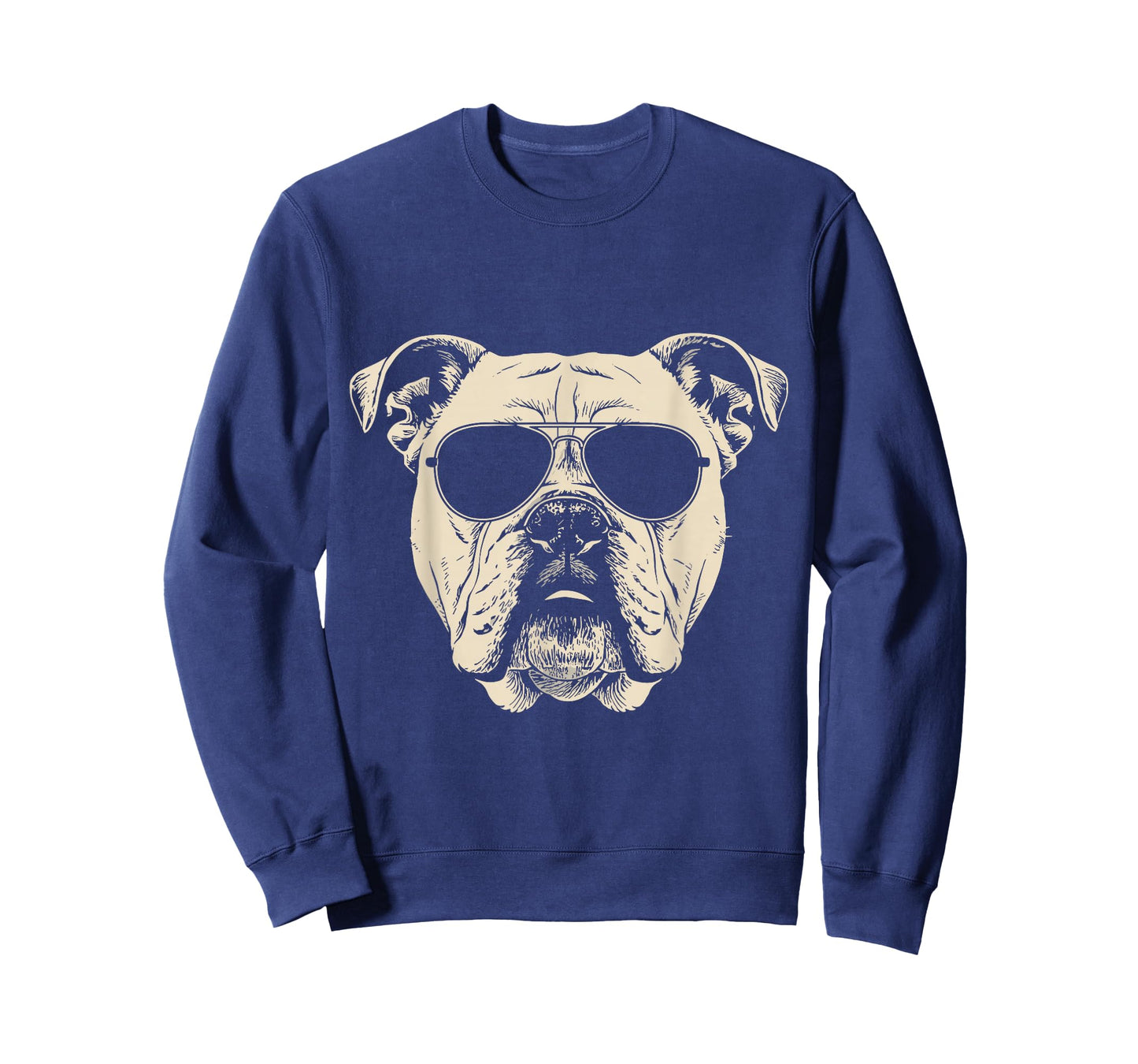 Bulldog Wearing Sunglasses Graphic Dog Shirt Men Women Kids T-Shirt