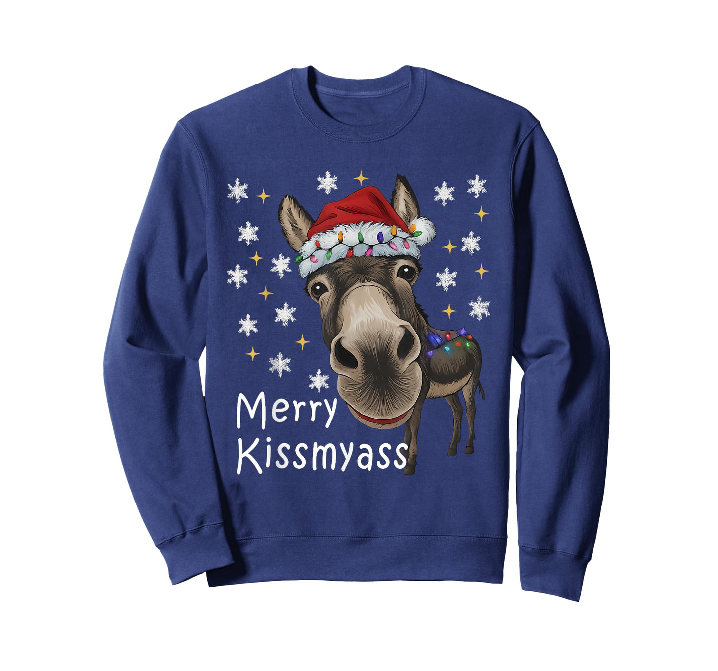 Merry KissMyAss Funny Christmas T-Shirt