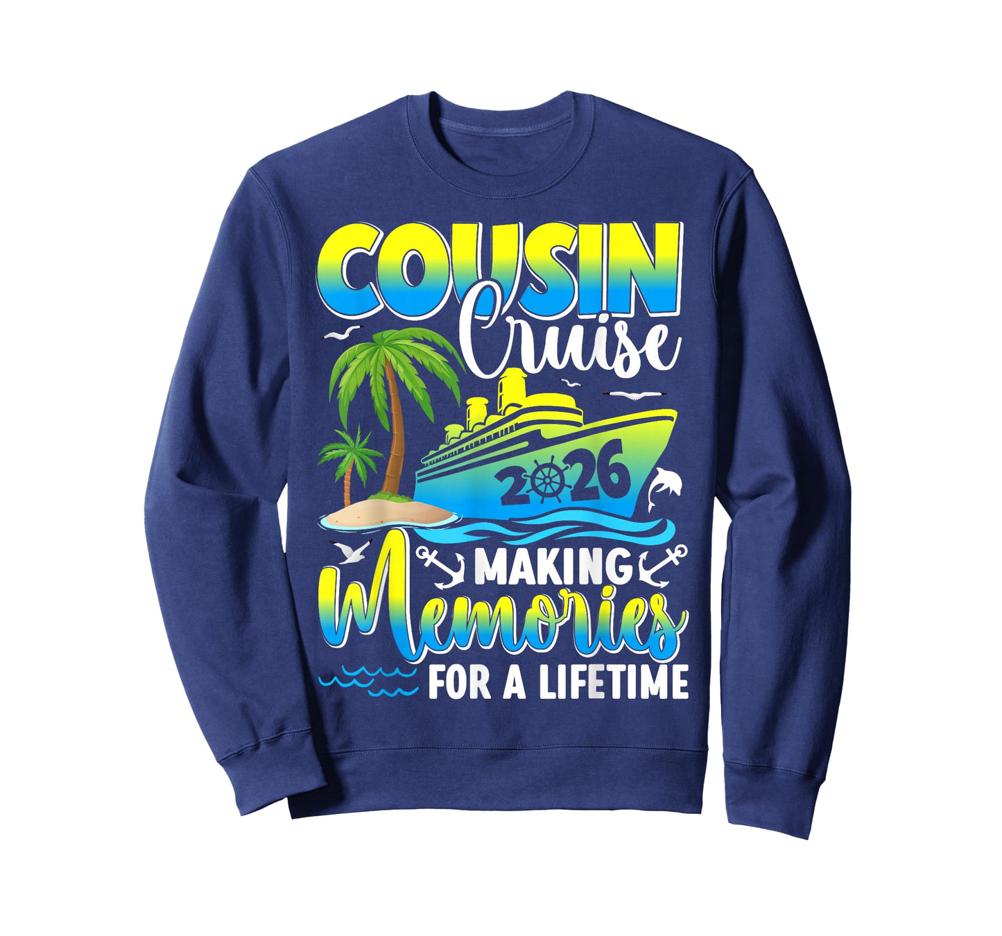 Cousin Cruise 2026 Summer Vacation Beach Family Trips T-Shirt