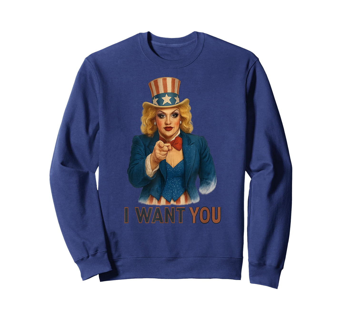 Uncle Sam Drag Queen LGBTQ Proud Patriotic American USA T-Shirt