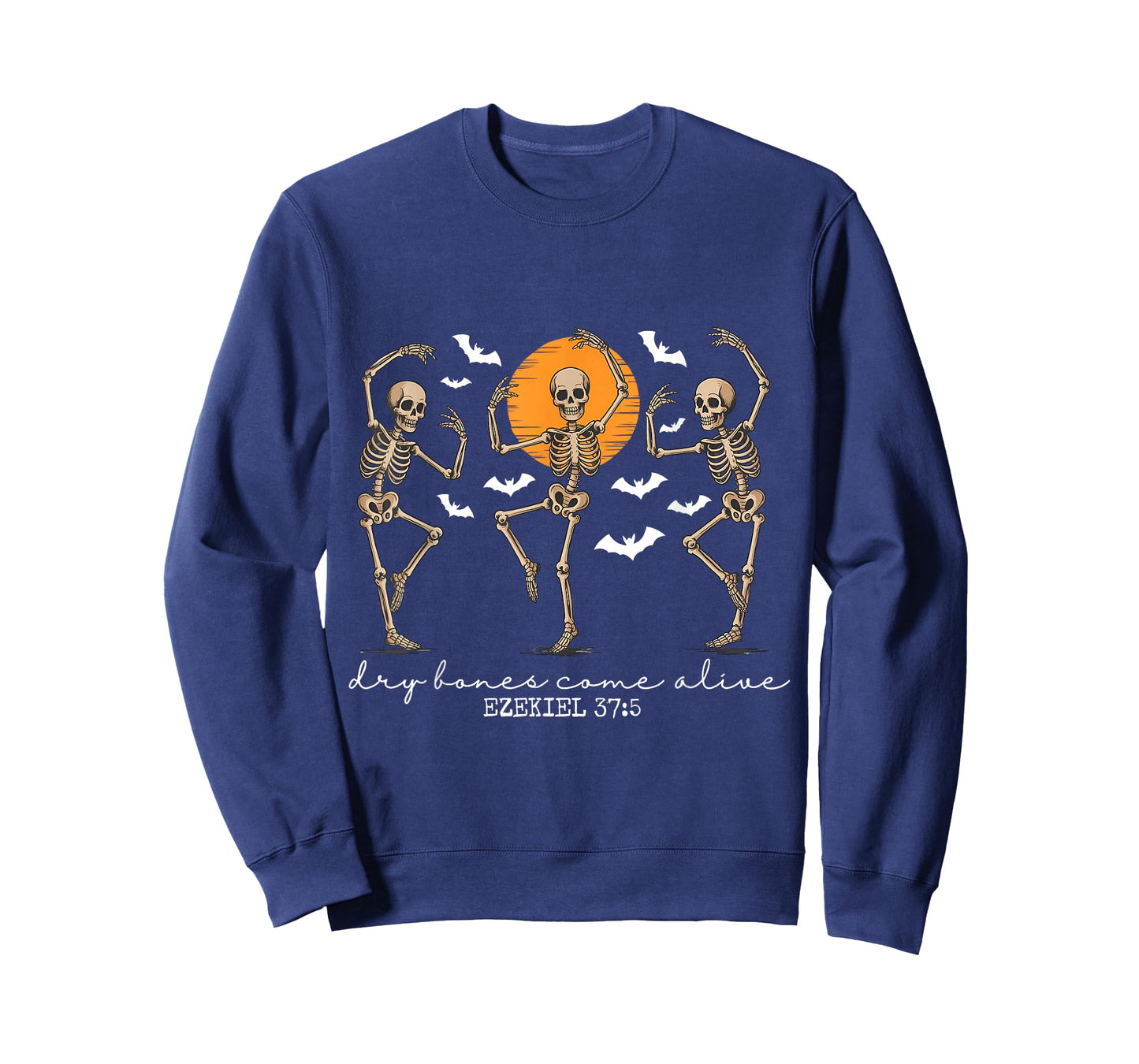 Dry Bones Come Alive Ezekiel 37:5 Funny Dancing Skeletons T-Shirt