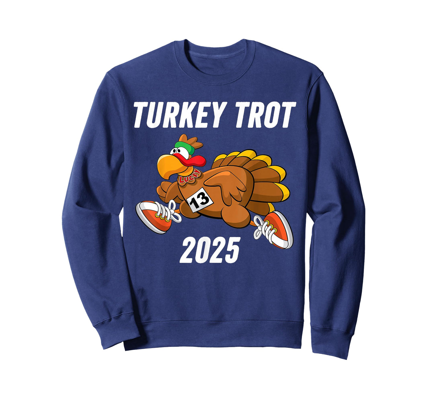 Running Turkey Trot Thanksgiving 2025 for Boys Girls Kids T-Shirt