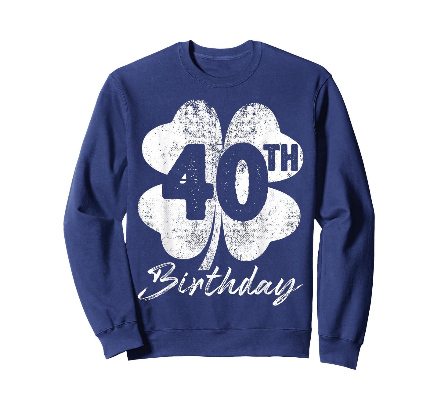 Funny 40th Birthday Shamrock St Patrick's Day Boys Girls T-Shirt