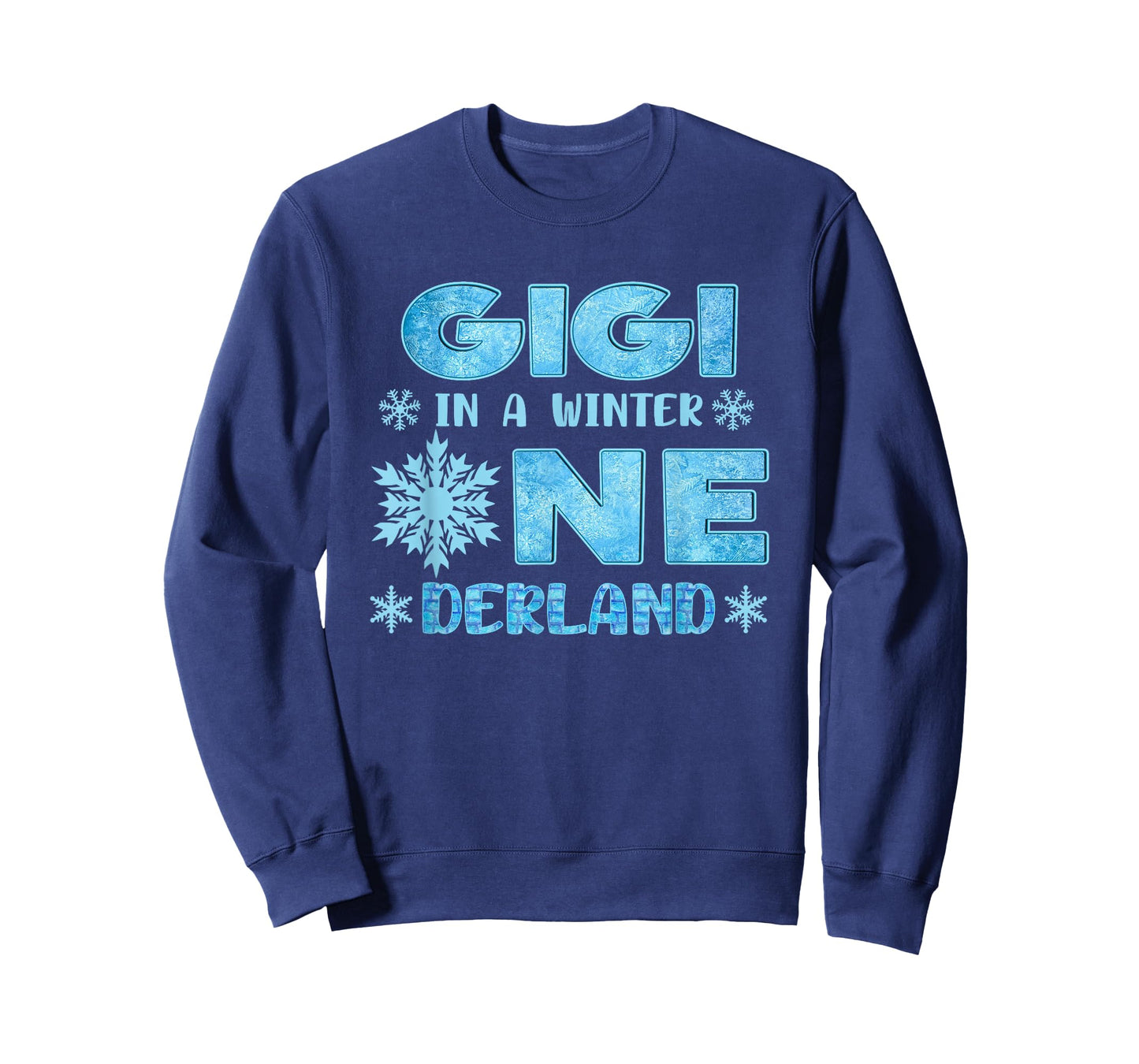 Gigi in A Winter Onederland Bday Girl Sweet Snowflake T-Shirt
