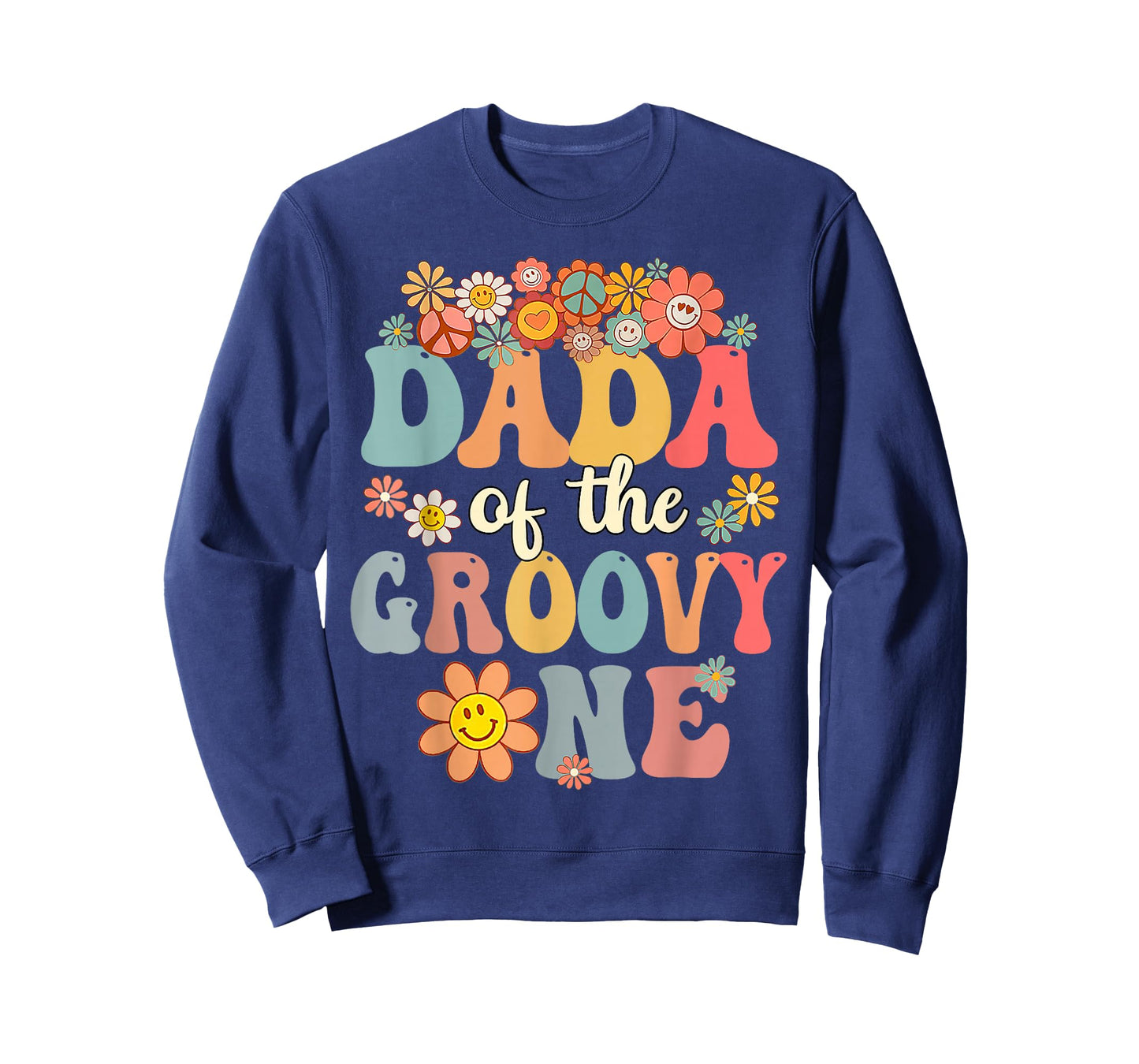 Retro Dada of Groovy One Matching Family 1st Birthday Party T-Shirt
