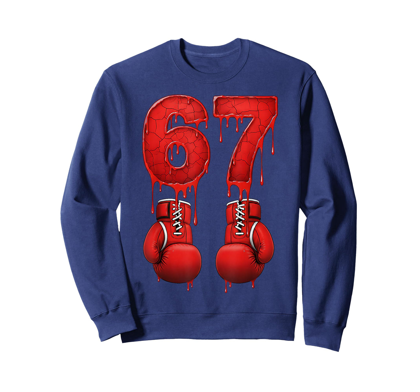 Funny 67 Meme Six Seven Kickboxing Boxing Boxer Men Women T-Shirt