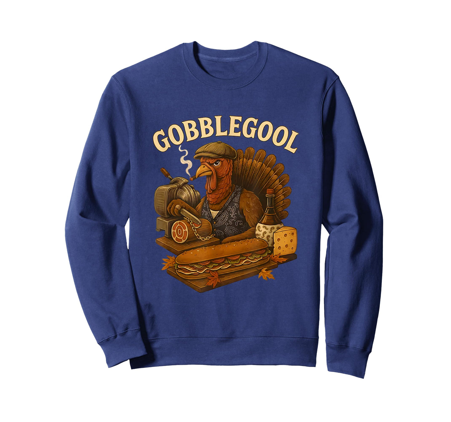 Turkey Gabagool Gobblegool Funny Italian Food T-Shirt