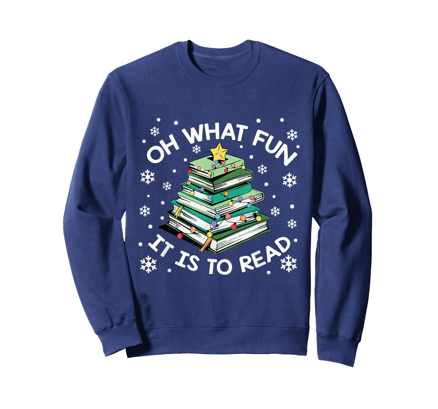 Oh What Fun It is to Read Christmas Book Lover Librarian T-Shirt