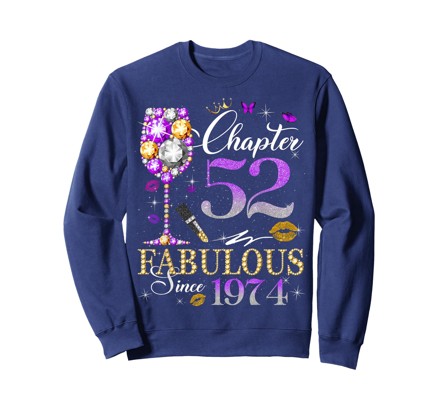 Chapter 52 Fabulous Since 1974 52nd Birthday Women Girls T-Shirt