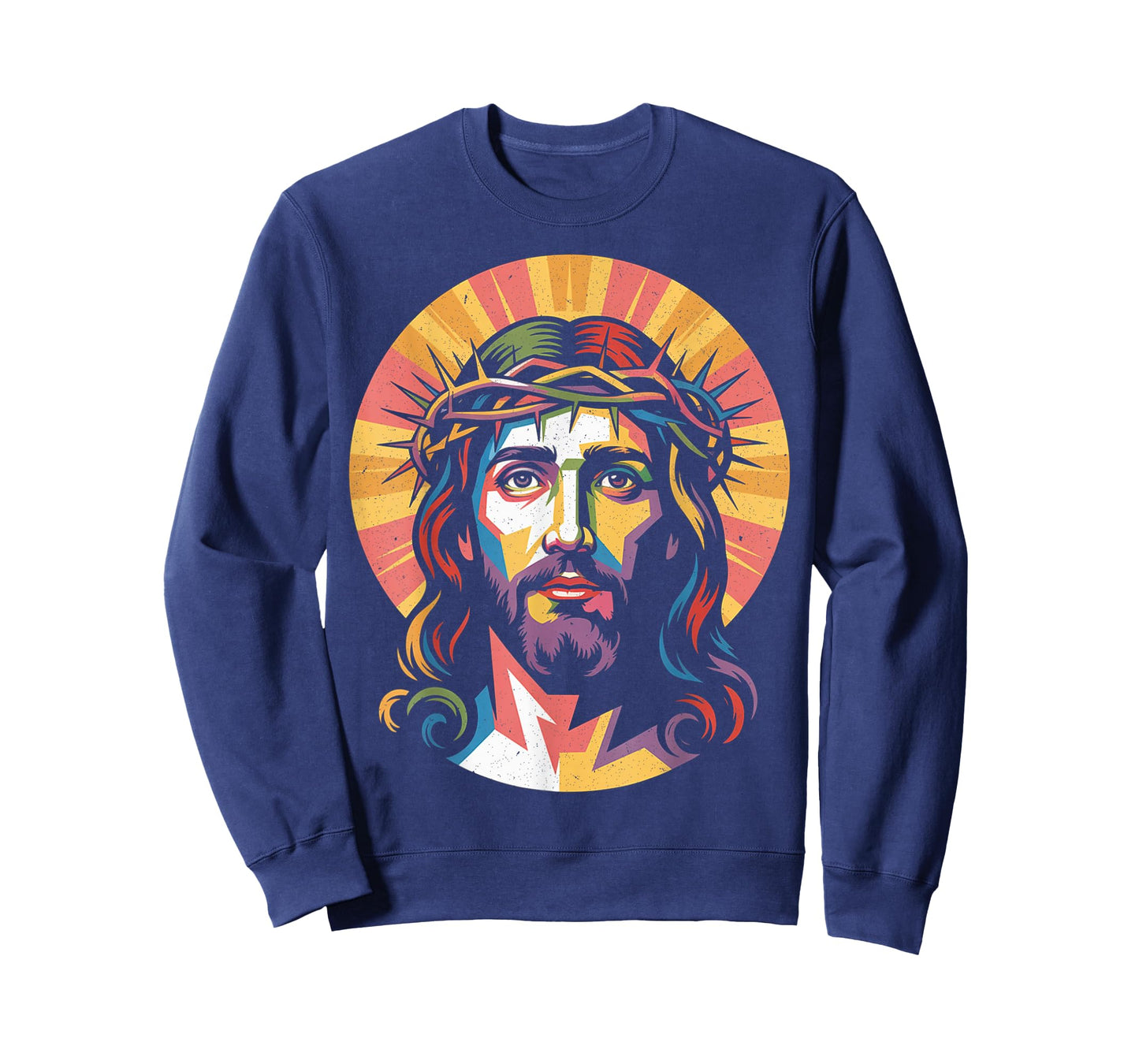 Vintage God King Jesus Christ Sweet Face Image T-Shirt