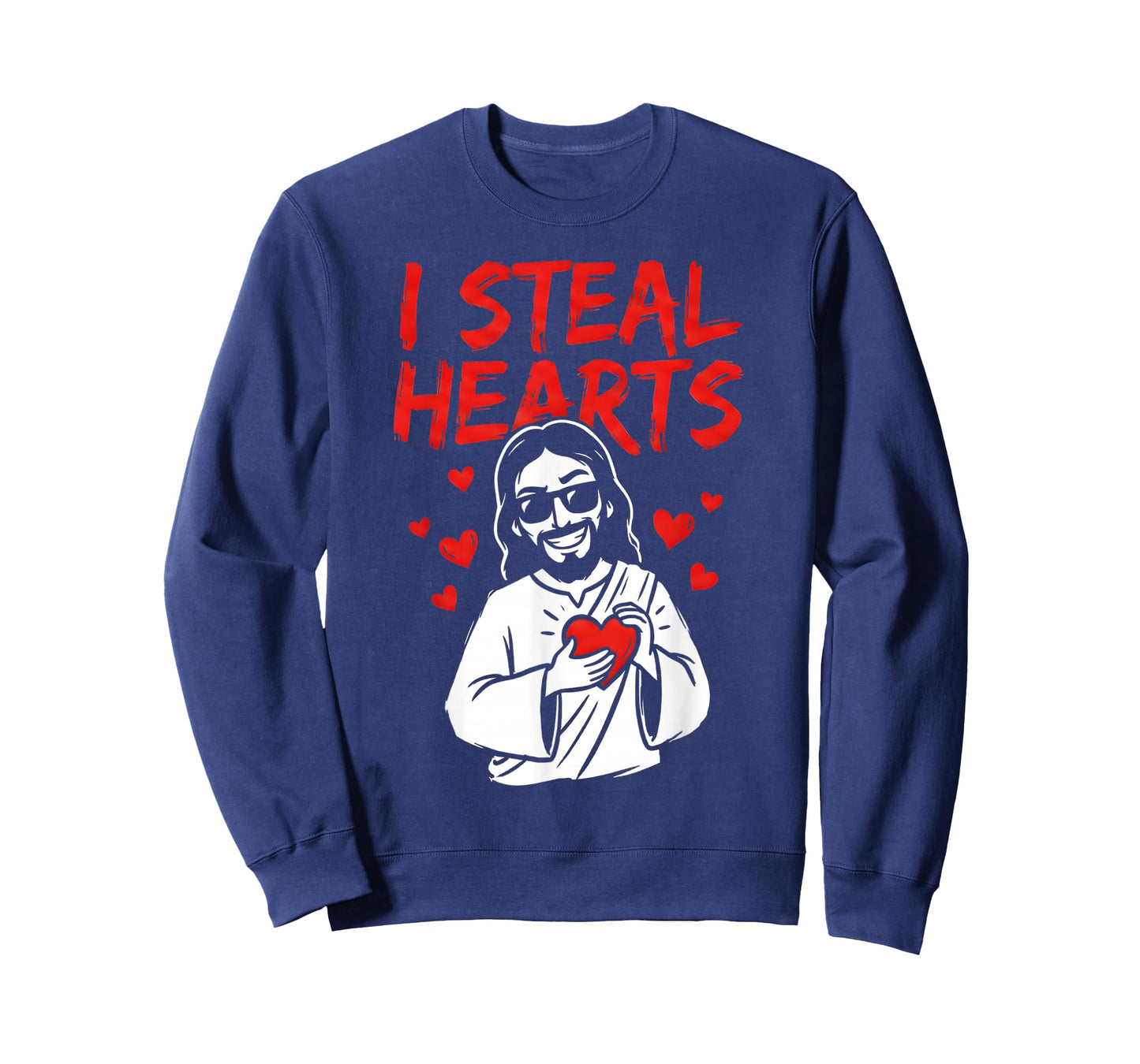 I Steal Hearts Jesus Valentines Day Christian Love Religious T-Shirt