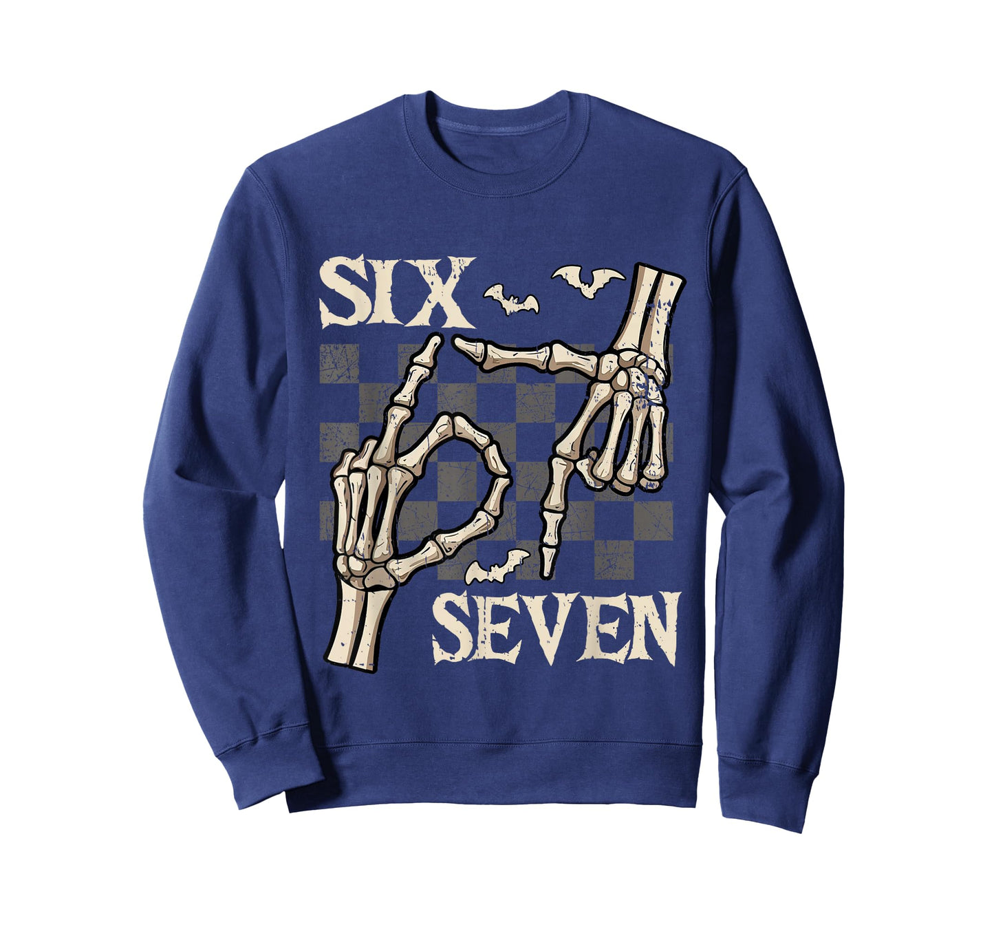 Funny 67 Meme Skeleton Hand 6 7 Halloween Shirts Six Seven T-Shirt