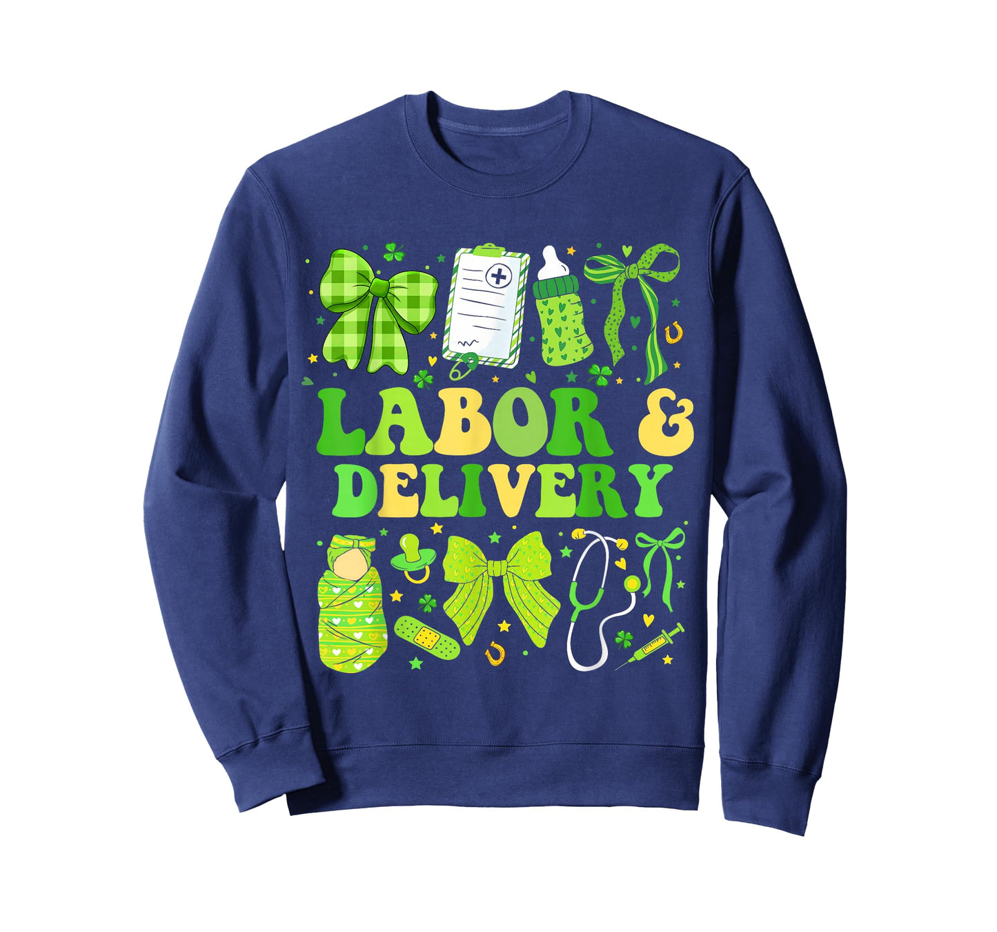 Labor and Delivery Nurse Coquette L&D Nurse St Patricks Day T-Shirt