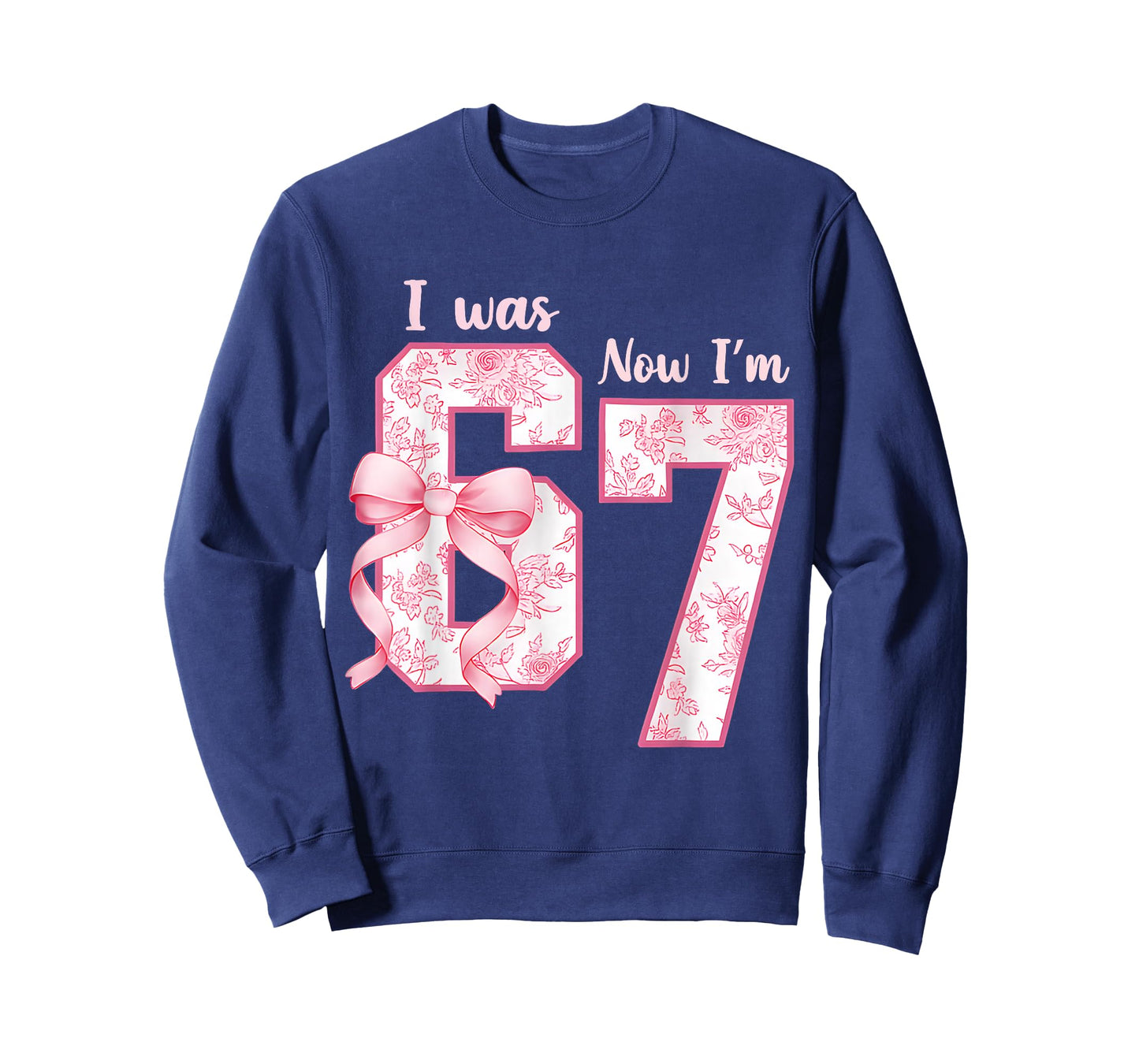 7 Year Old Birthday Shirt was 6 Now I'm 7 67 Funny for Girl T-Shirt