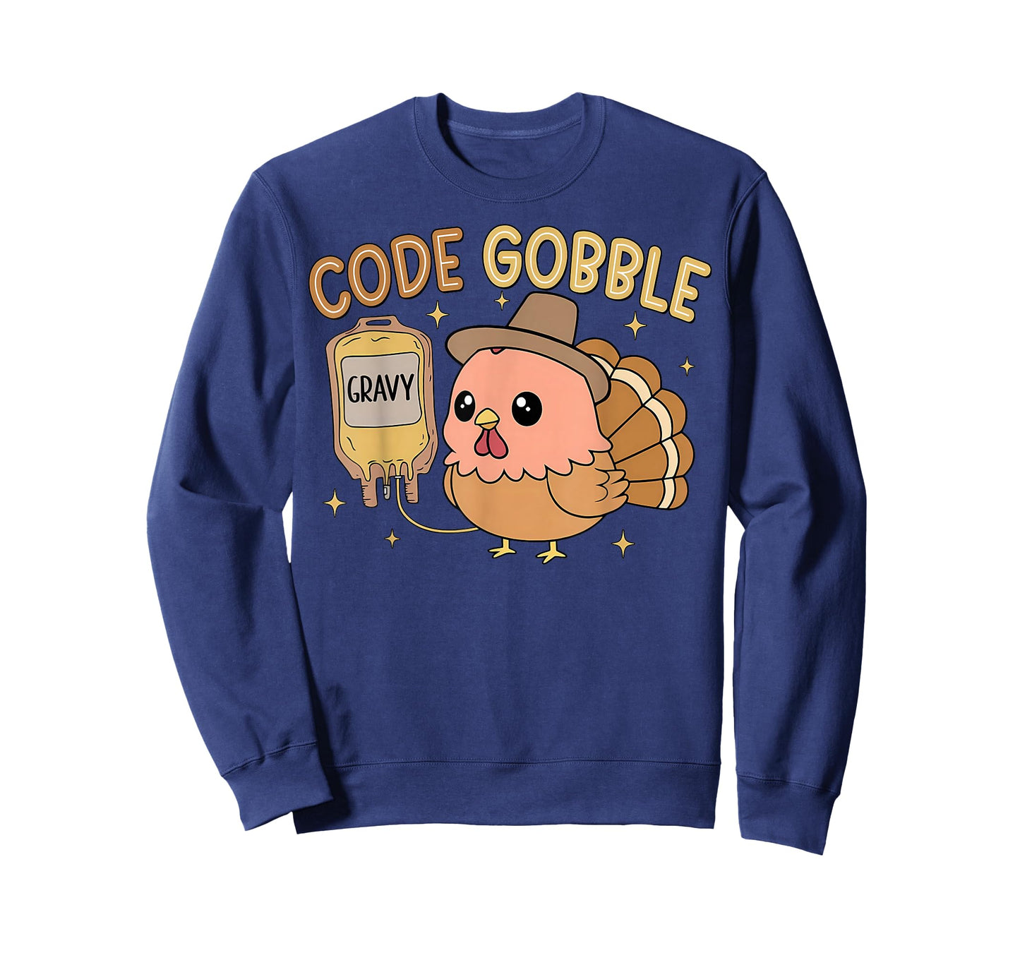 Thanksgiving Nurse Code Gobble Funny RN CNA Medical Team T-Shirt