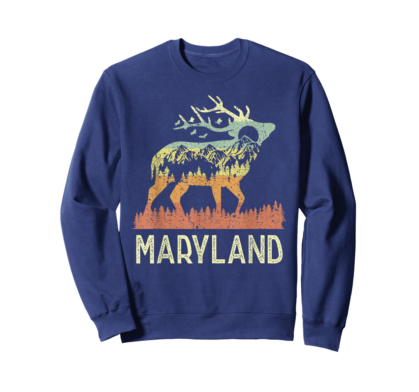 Maryland - Vintage Men Women 70s 80s Graphic Cool Nature T-Shirt