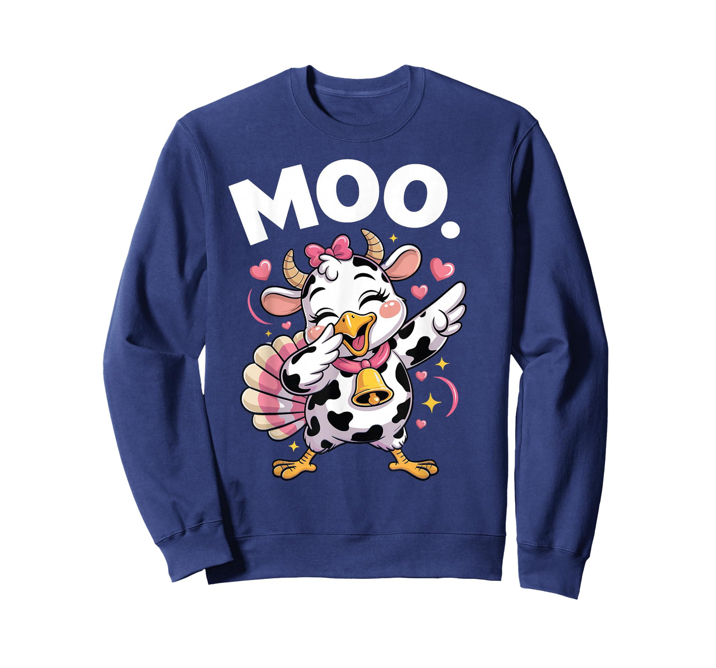 Funny Thanksgiving Shirts for Women Dabbing Turkey moo T-Shirt