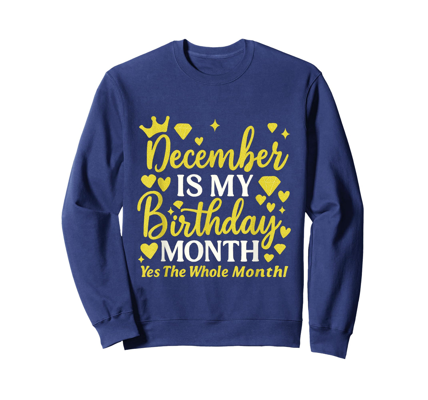 December is My Birthday Yes The Whole Month Women Girls T-Shirt