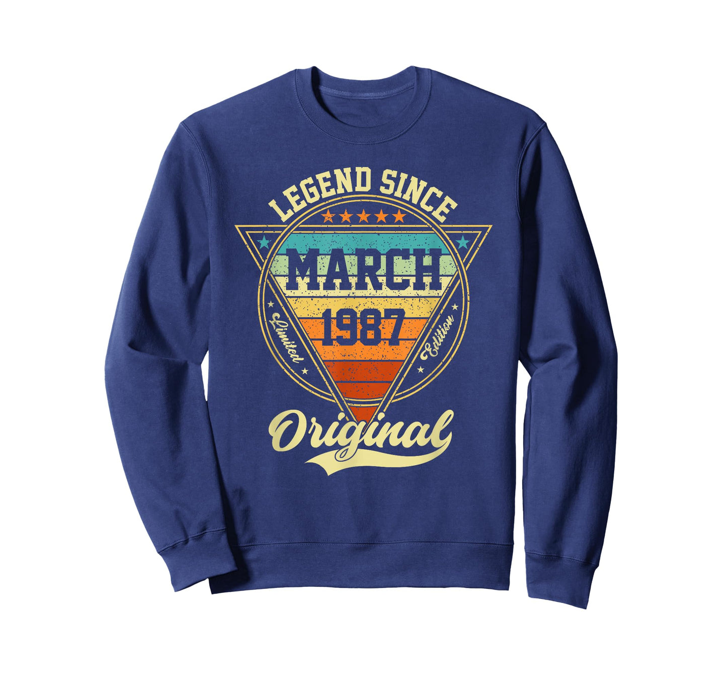 Vintage 39th Birthday Legend Since March 1987 T-Shirt