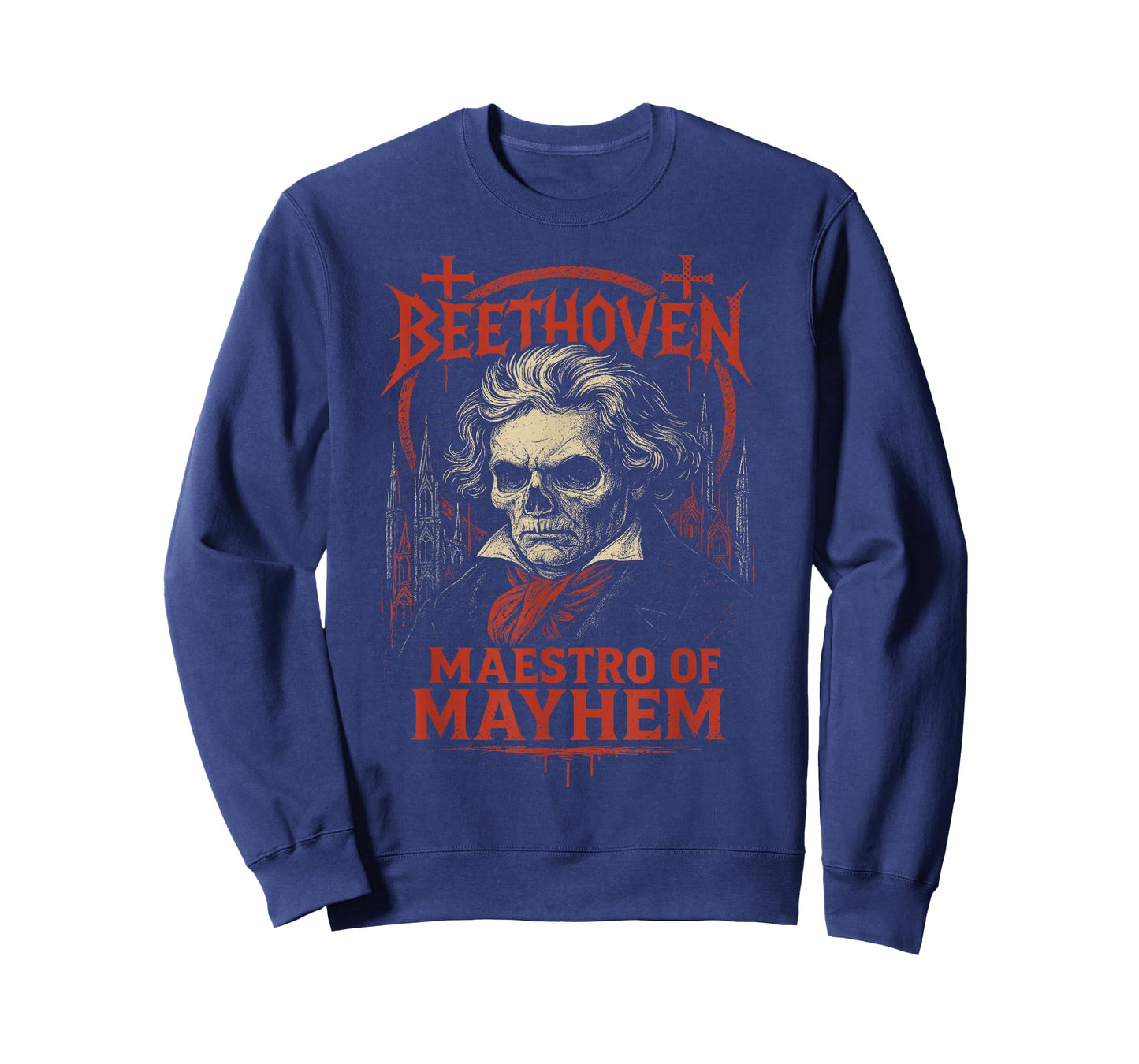 Ludwig Van Beethoven Classical Music Composer Death Metal T-Shirt
