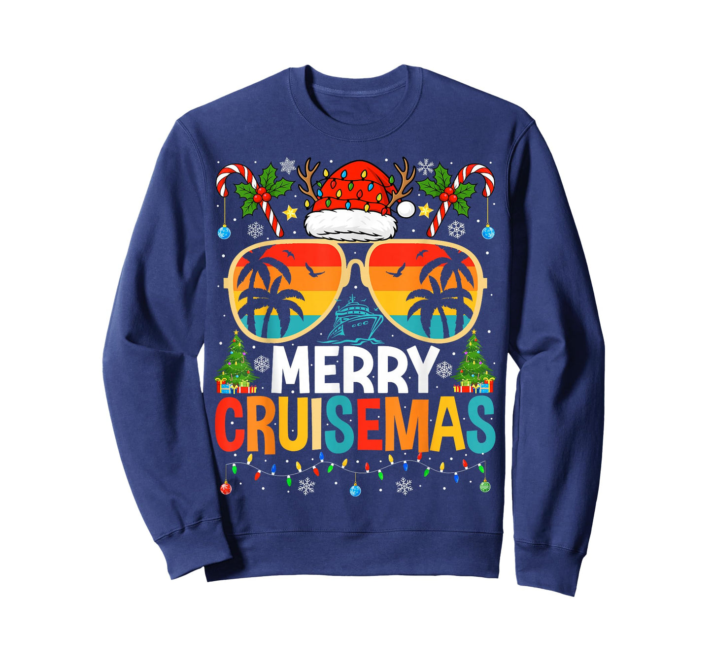 Merry Cruisemas Cruise Matching Family Christmas Cruise 2025 T-Shirt