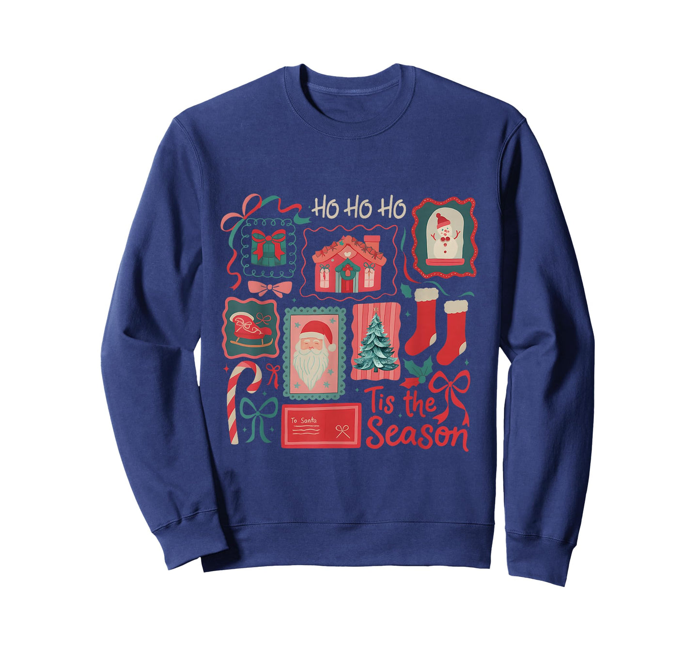 Tis The Season Boho Christmas Xmas Trees Women T-Shirt