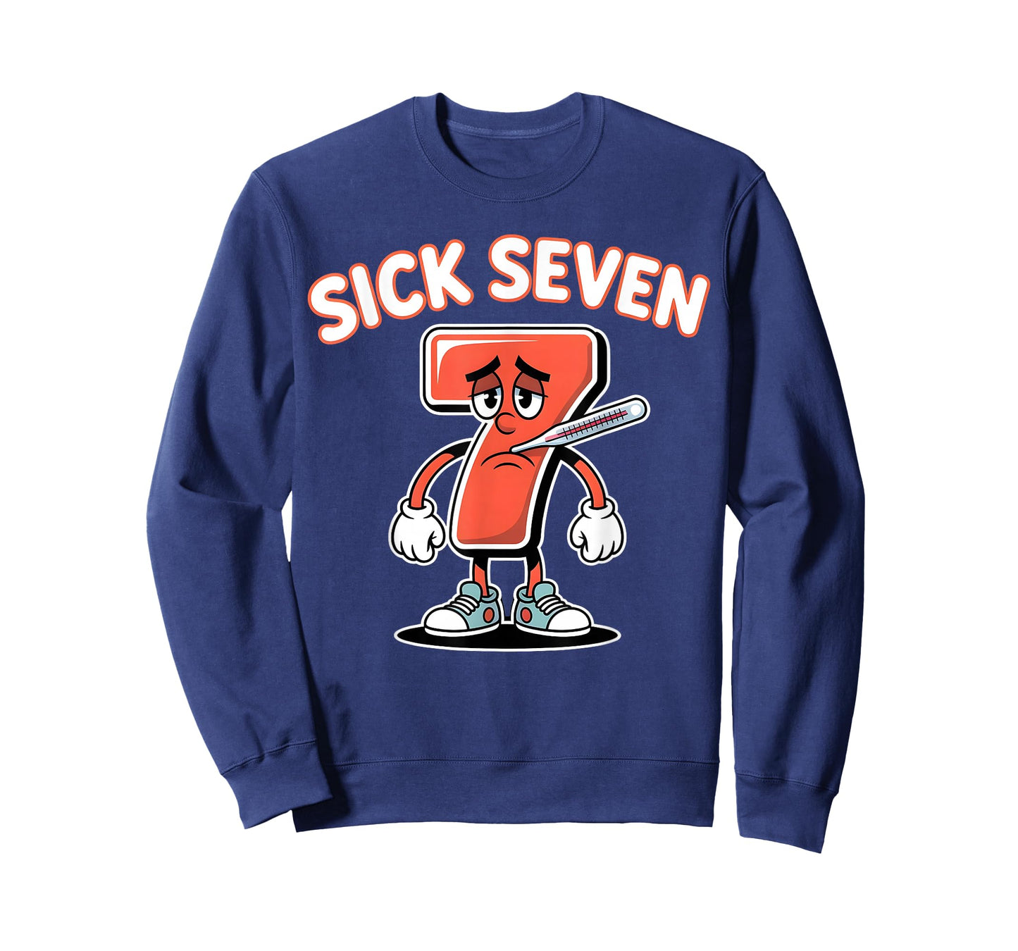 Sick Seven Meme Tee Six Seven Fun Wordplay T-Shirt
