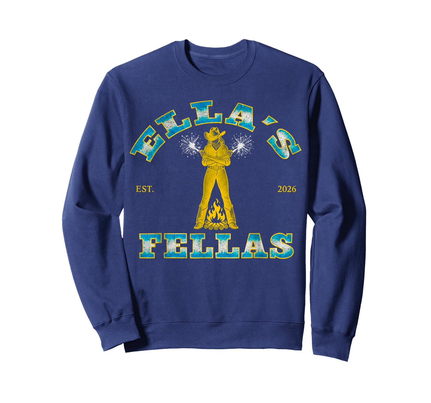 Ellas Fellas Vintage Matching Squad for Men Women T-Shirt