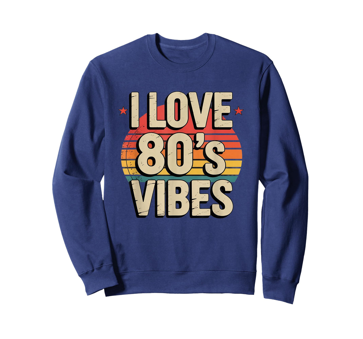 I Love 80’s Vibes Retro 80s Style Vintage Sunset Nostalgia T-Shirt