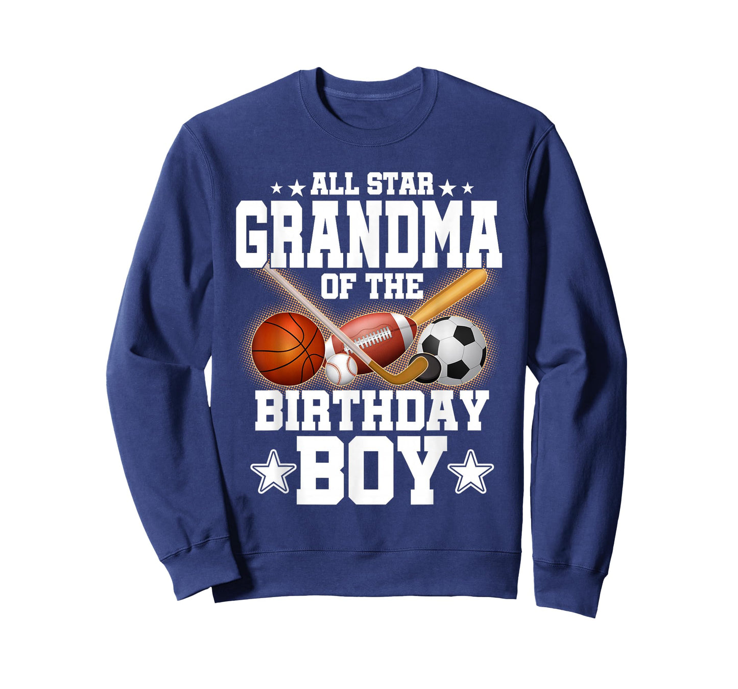 All Star Grandma of The Birthday Boy Basketball Soccer T-Shirt
