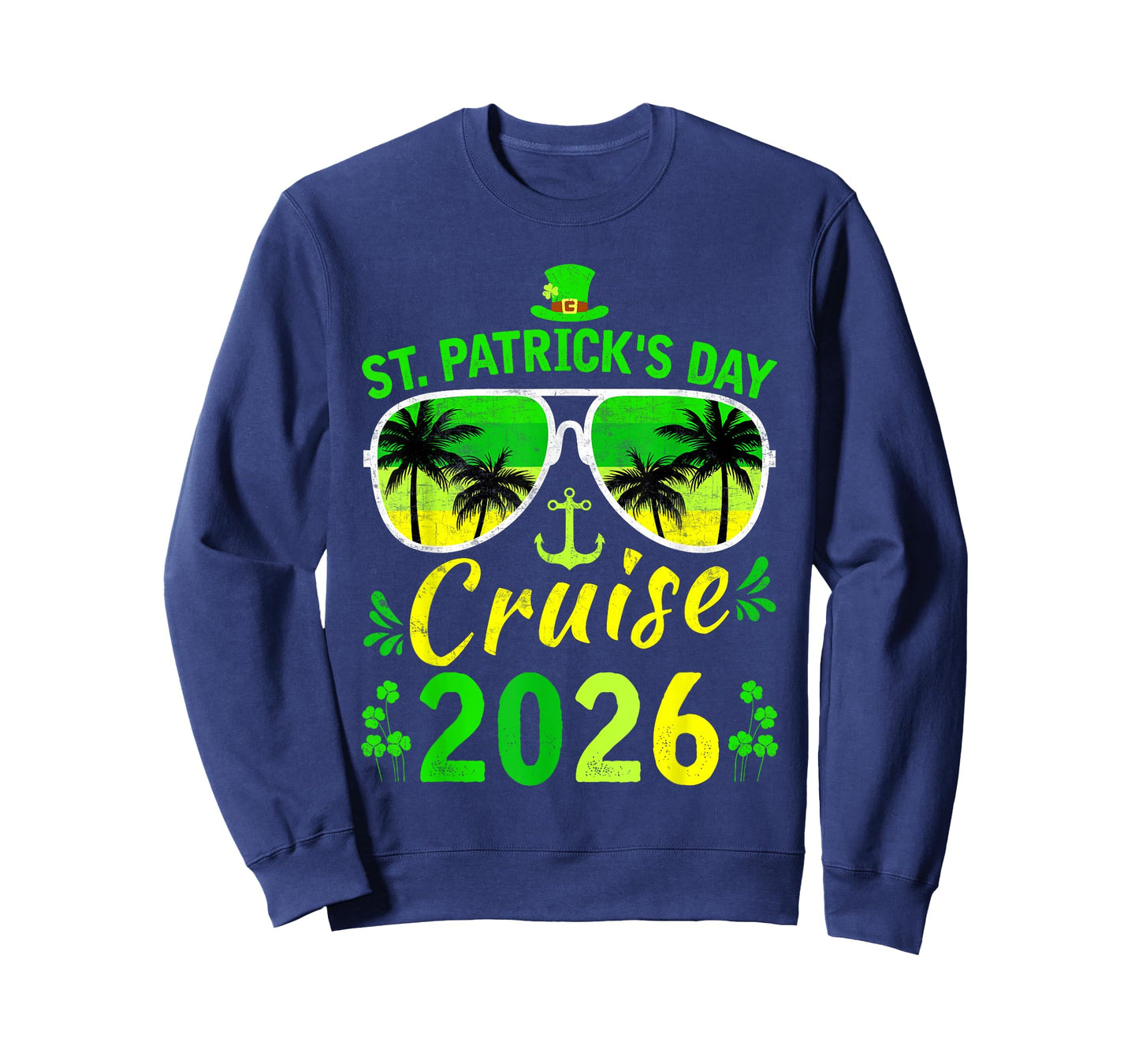 St Patrick's Day Cruise 2026 Funny Family Matching T-Shirt