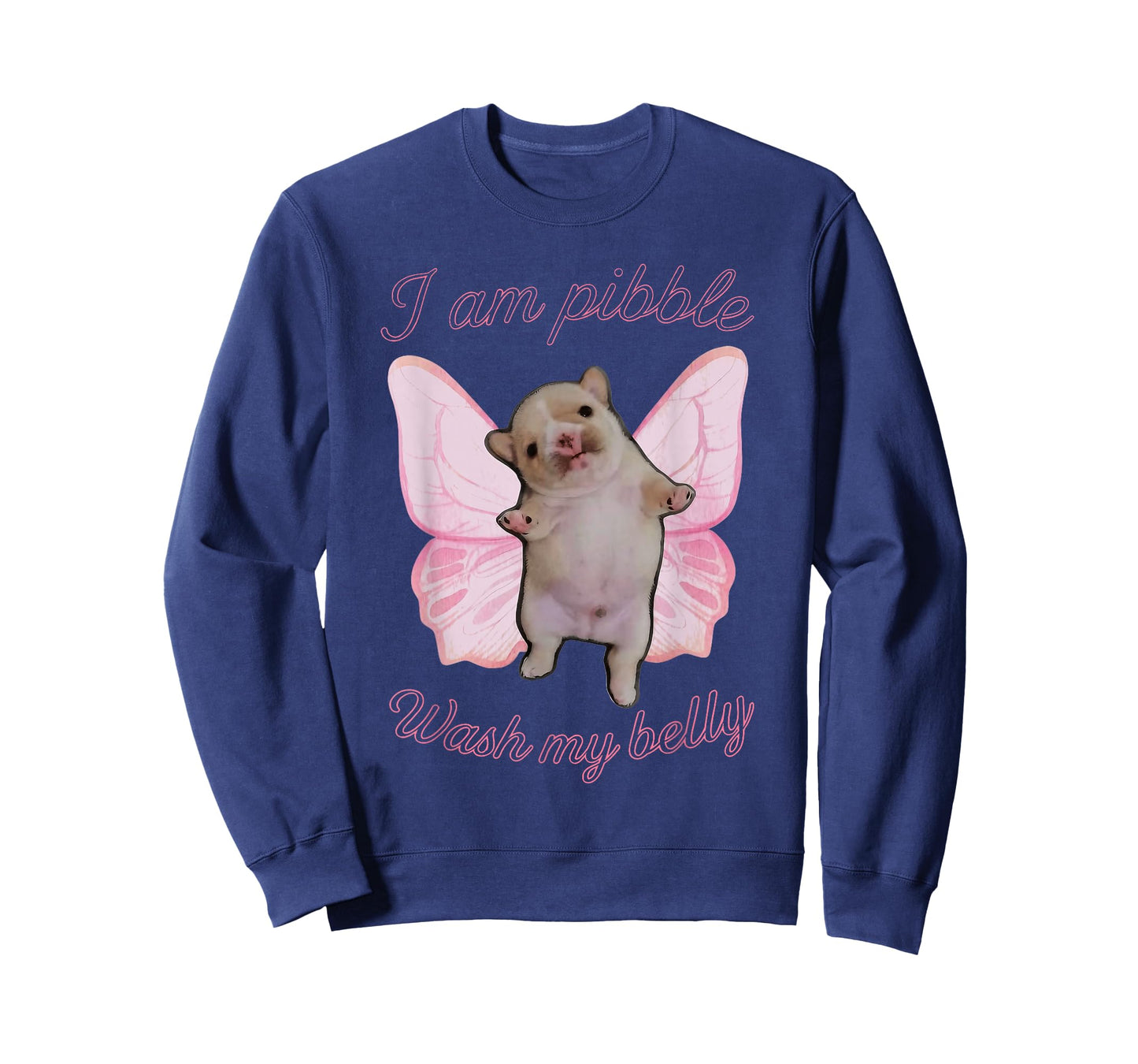 I Am Pibble Wash My Belly Pibble Meme Funny Dog Brainrot T-Shirt