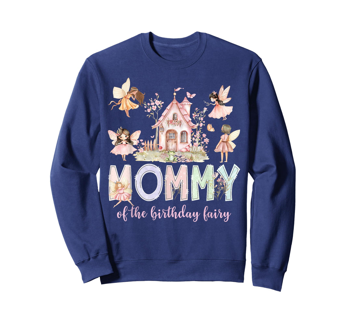 Mommy of The Birthday Fairy Girl Magical Family Matching T-Shirt