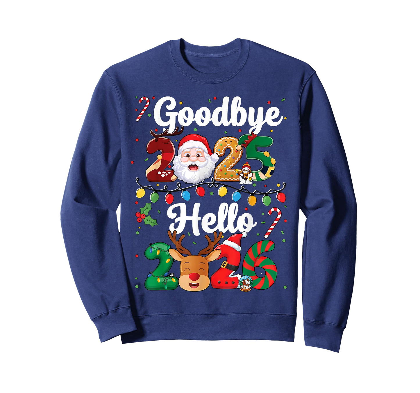 Happy New Year 2026 Goodbye 2025 Hello 2026 Men Women Kids T-Shirt