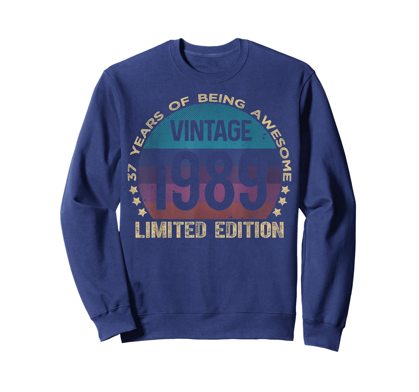 37 Year Old Gifts Vintage 1989 Limited Edition 37th Birthday T-Shirt