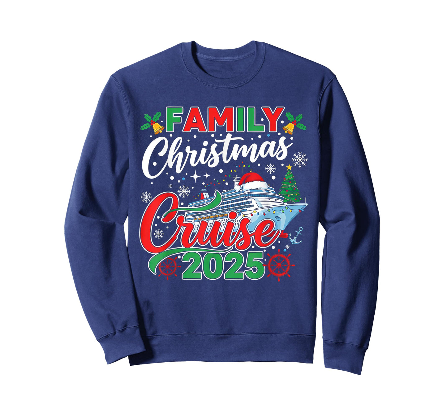 Family Christmas Cruise 2025 Matching Family Cruise Xmas T-Shirt