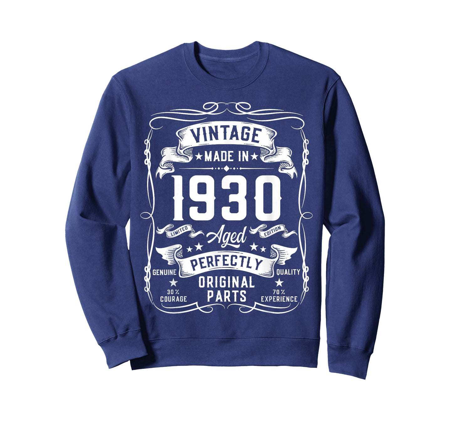 Vintage 1930 96yr 96th Birthday Gifts for Men 96 Years Old T-Shirt