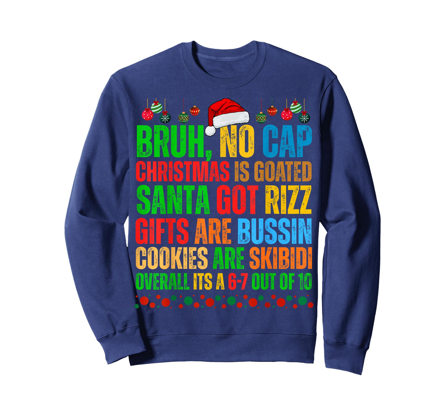 Funny Xmas School Generation Alpha Gen A Slang Christmas T-Shirt