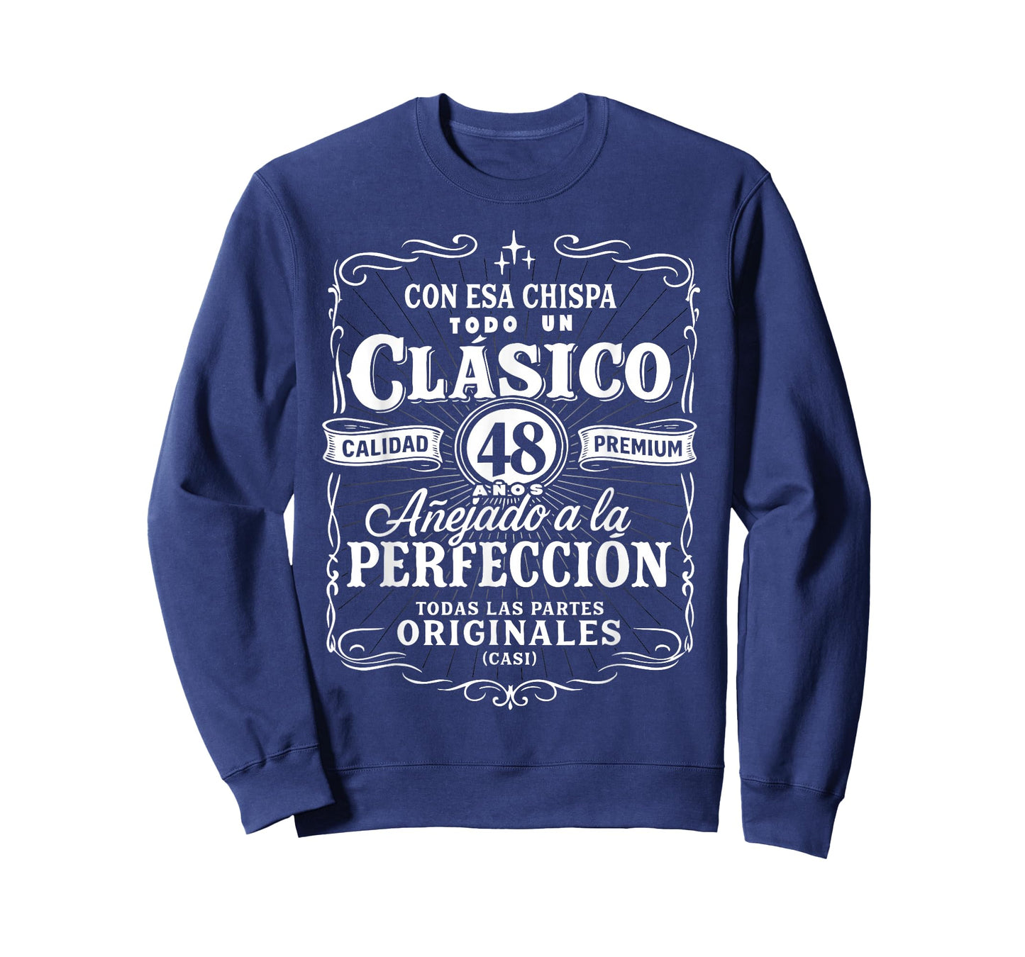 Vintage 48th Birthday Men Funny Cumpleaños 48 Spanish Gag T-Shirt