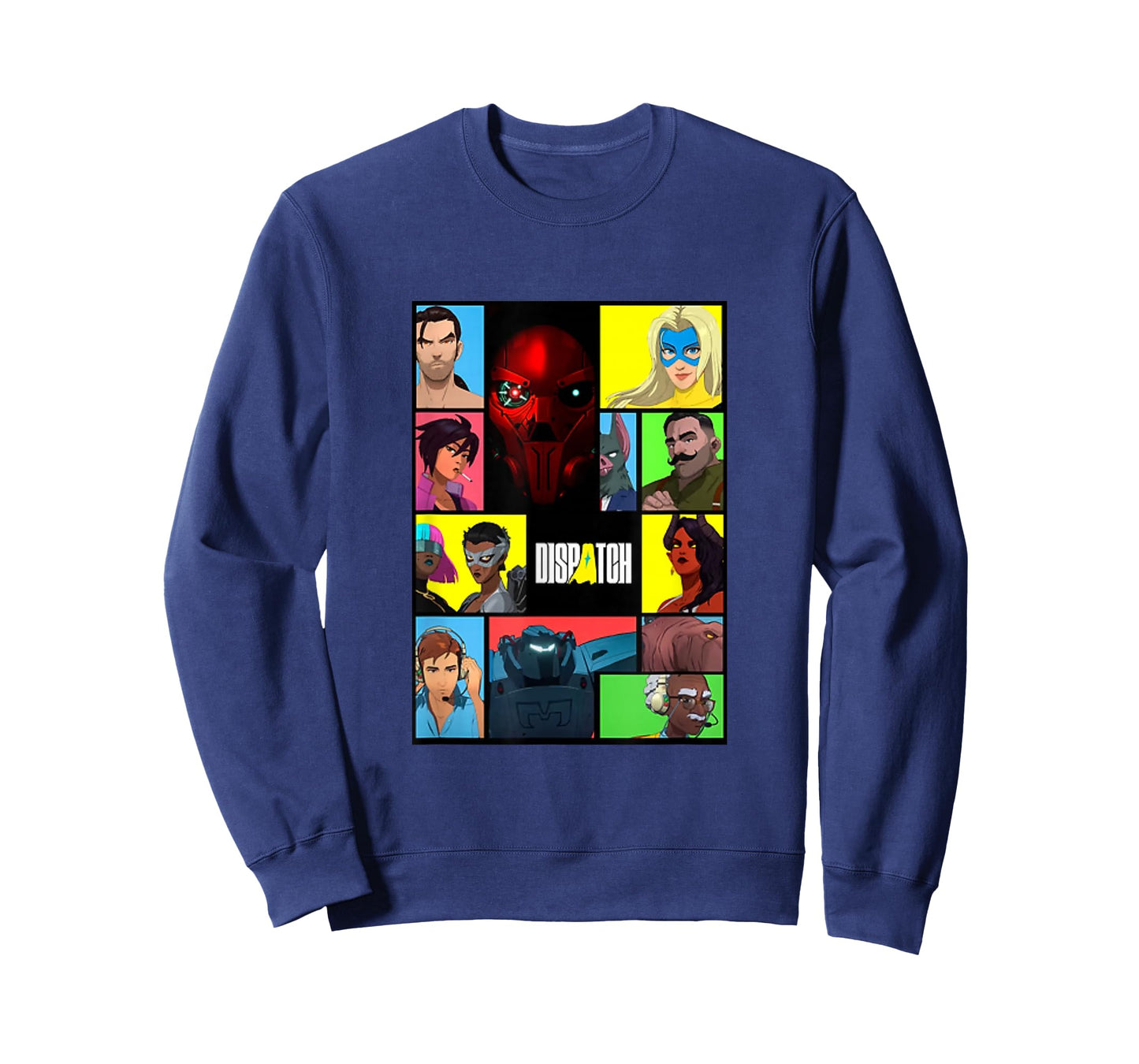 Dispatch Video Game Collage Design T-Shirt