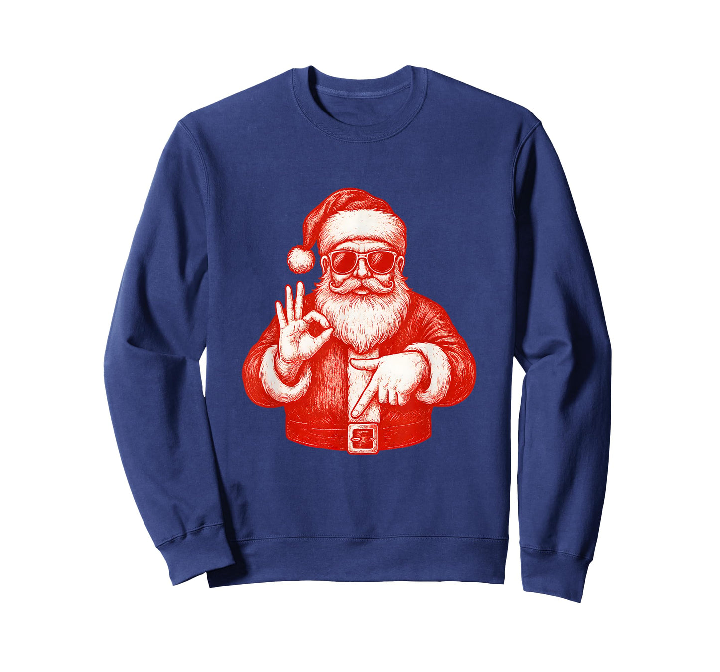 Funny Santa 6 7 Meme Design | Christmas Math Humor T-Shirt