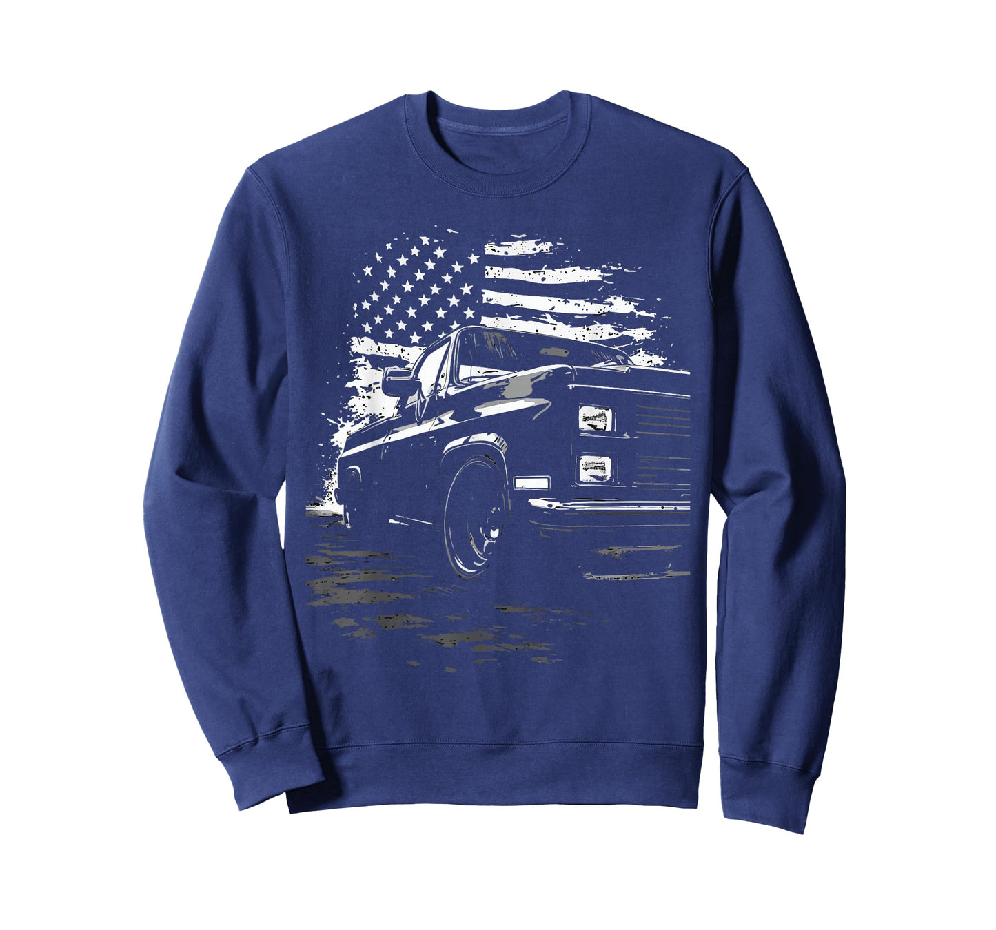 1980's Squarebody Truck Silhouette Patriotic USA C10 / K10 T-Shirt