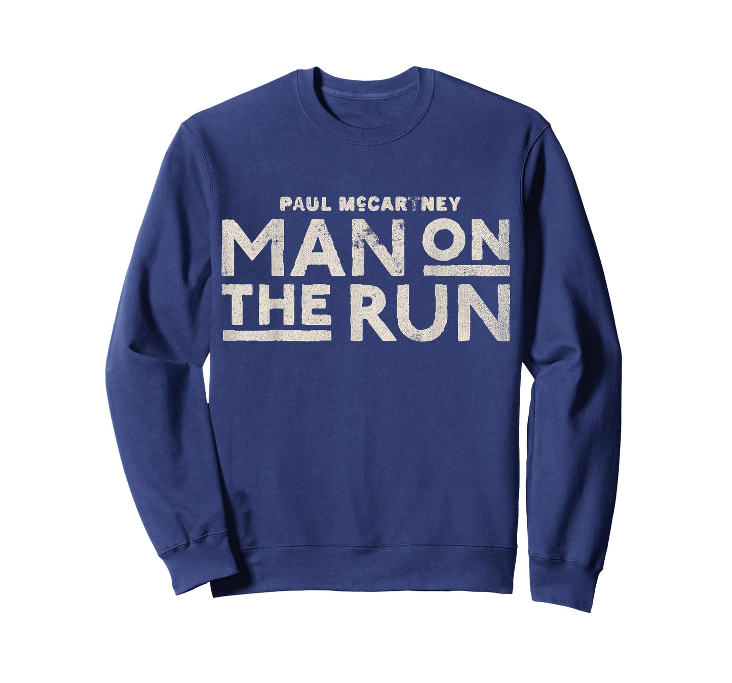 Official Paul McCartney Man On The Run Text T-Shirt