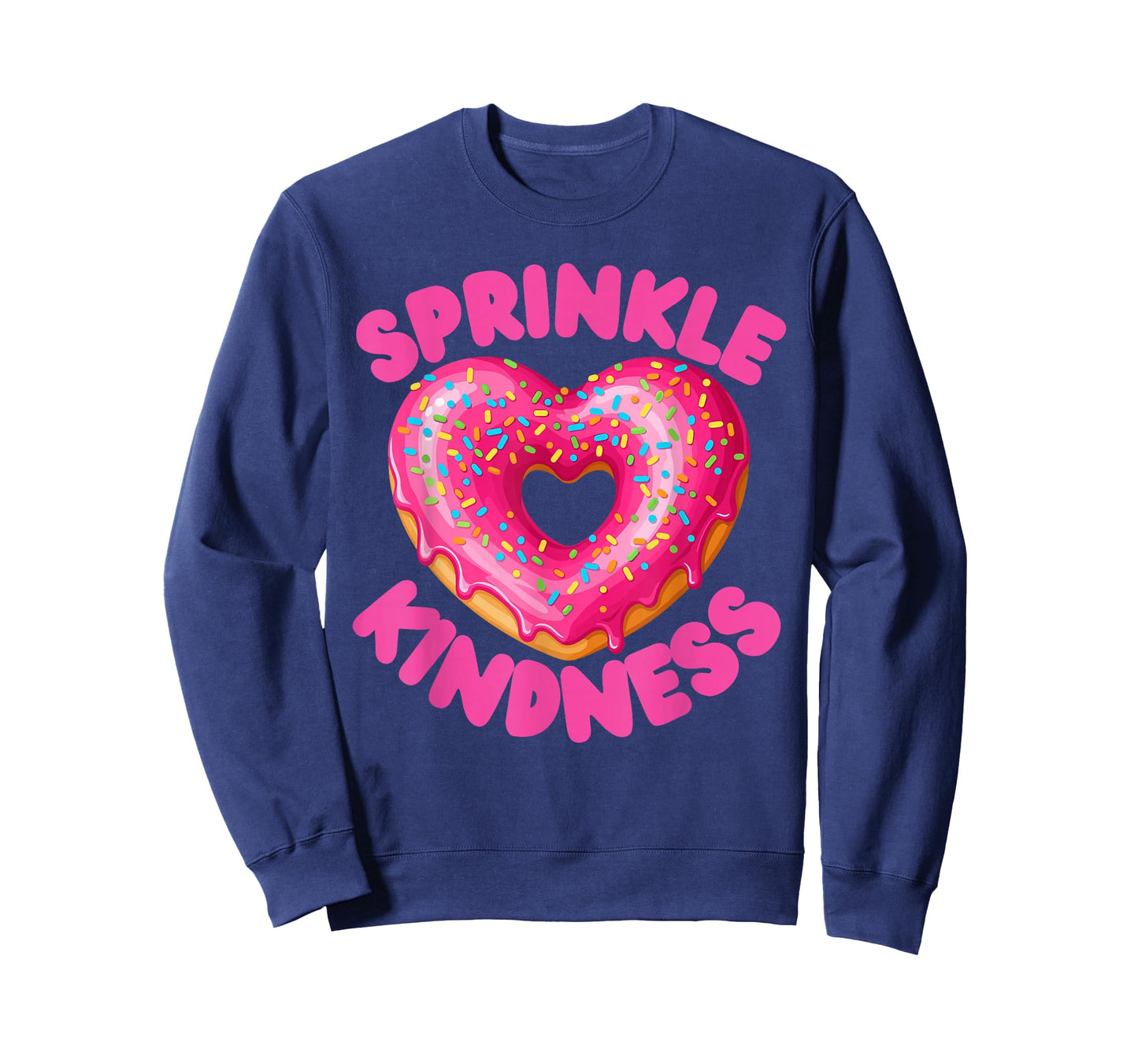 Sprinkle Kindness Heart Doughnut Boy Girl Food Donut Squad T-Shirt