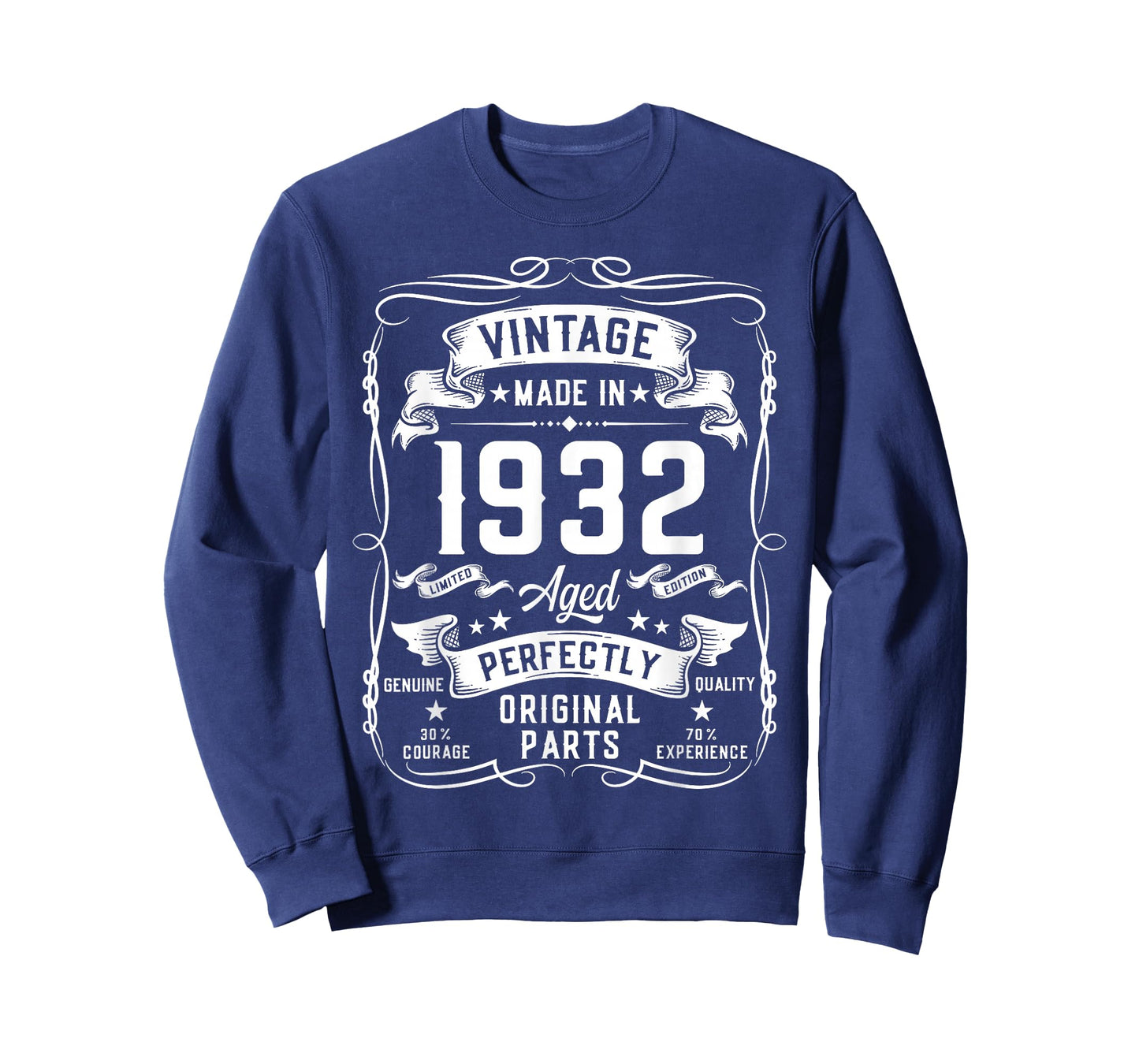 Vintage 1932 94yr 94th Birthday Gifts for Men 94 Years Old T-Shirt