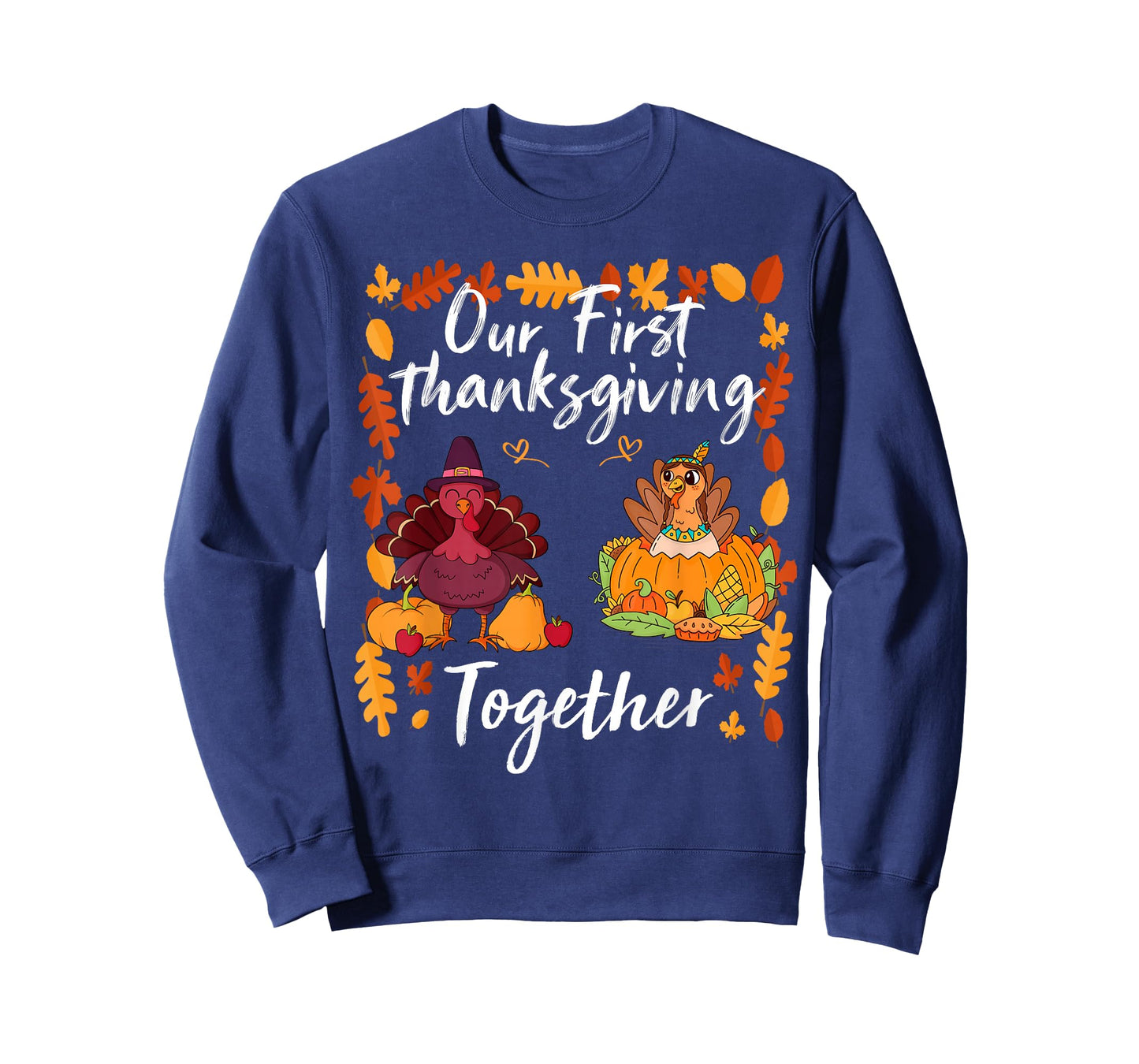 Our First Thanksgiving Together Matching Couple T-Shirt