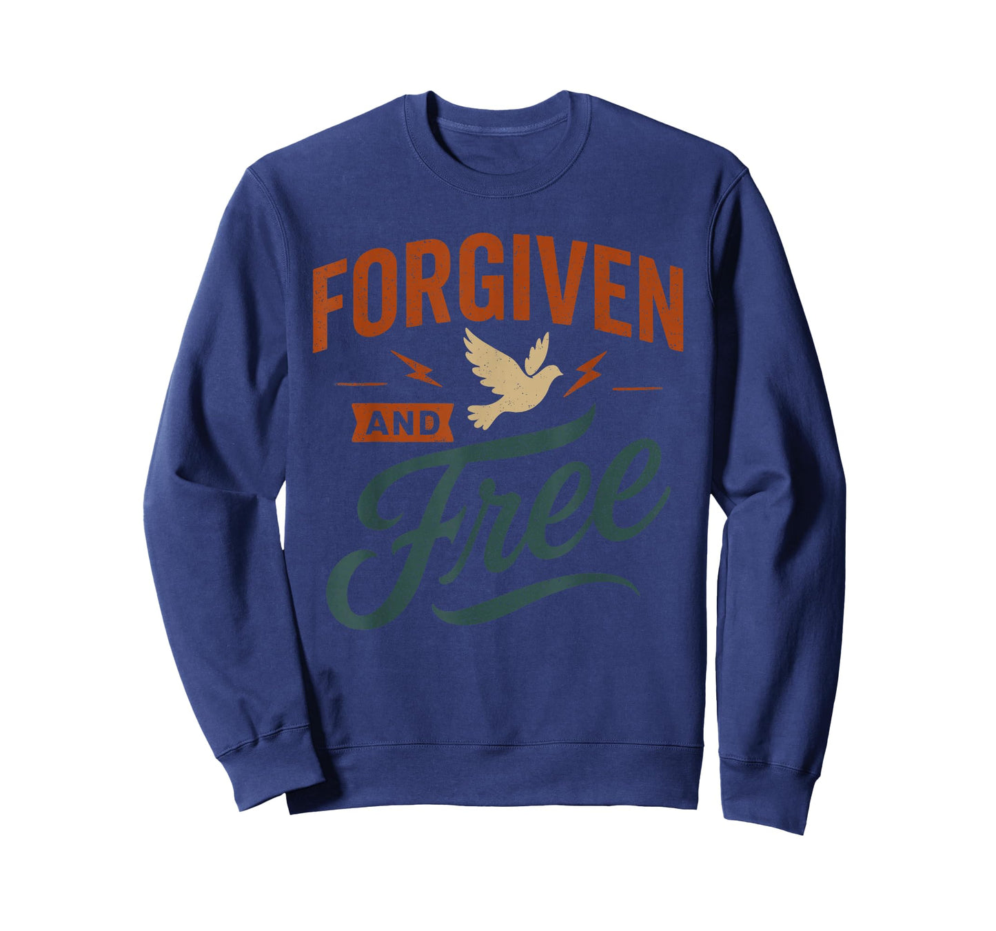 Forgiven and Free - Vintage Quote Christian Faith T-Shirt